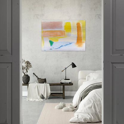 UNTITLED 1996 - Esteban Vicente Brushed Aluminum Print - 70x100 cm / 28x40 inches | Esteban Vicente Aluminum Print | Esteban Vicente Prints