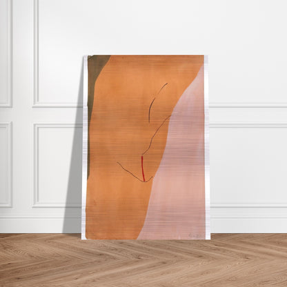 Sanguine Mood - 1971 - Helen Frankenthaler Brushed Aluminum Print - 70x100 cm / 28x40 inches | Helen Frankenthaler Aluminum Print | Helen Frankenthaler Prints