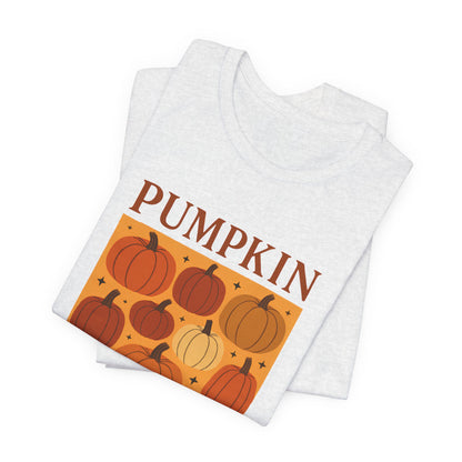 T-shirt de saison des citrouilles pour femmes Boho Citrouille