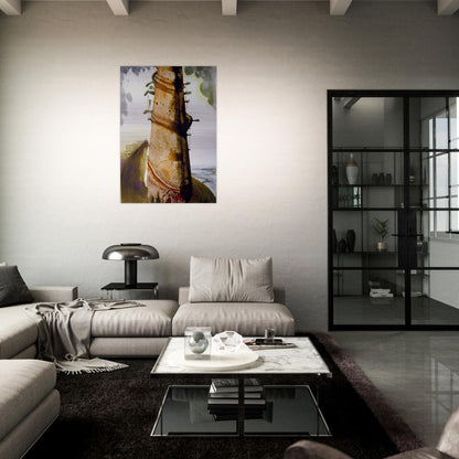 TURRIS BABEL 1967 - Salvador Dali Brushed Aluminum Print - 70x100 cm / 28x40 inches | Salvador Dali Aluminum Print | Salvador Dali Prints