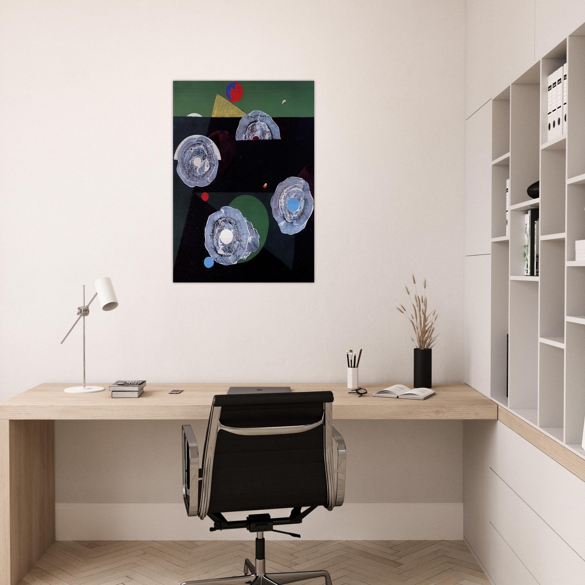 Scallops flower - Max Ernst Brushed Aluminum Print - 70x100 cm / 28x40 inches | Max Ernst Aluminum Print | Max Ernst Prints