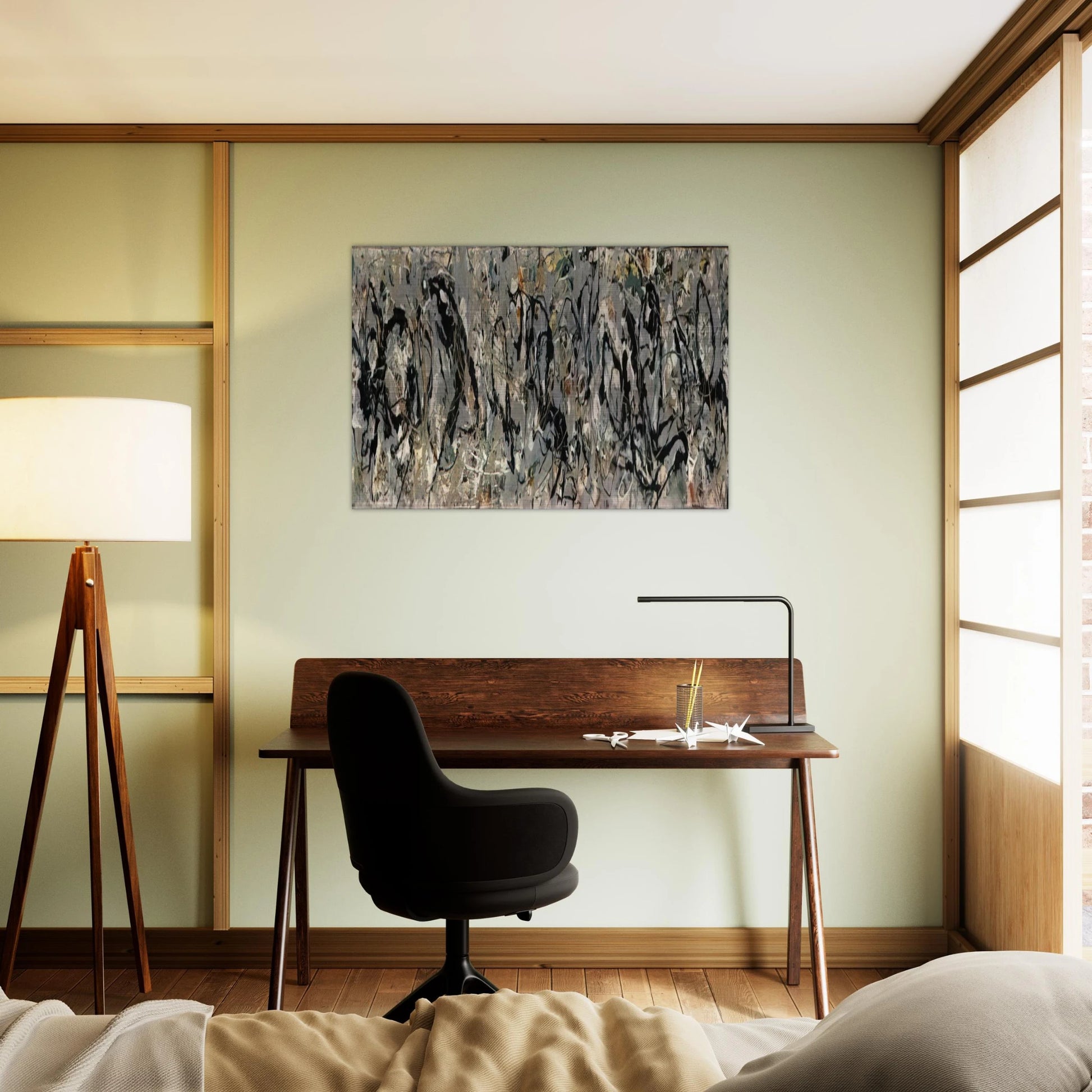 NUMBER 10 1949 - Jackson Pollock Brushed Aluminum Print - 70x100 cm / 28x40 inches | Jackson Pollock Aluminum Print | Jackson Pollock Prints