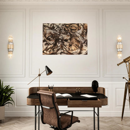 The Guardian - Lee Krasner Brushed Aluminum Print - 70x100 cm / 28x40 inches | Lee Krasner Aluminum Print | Lee Krasner Prints