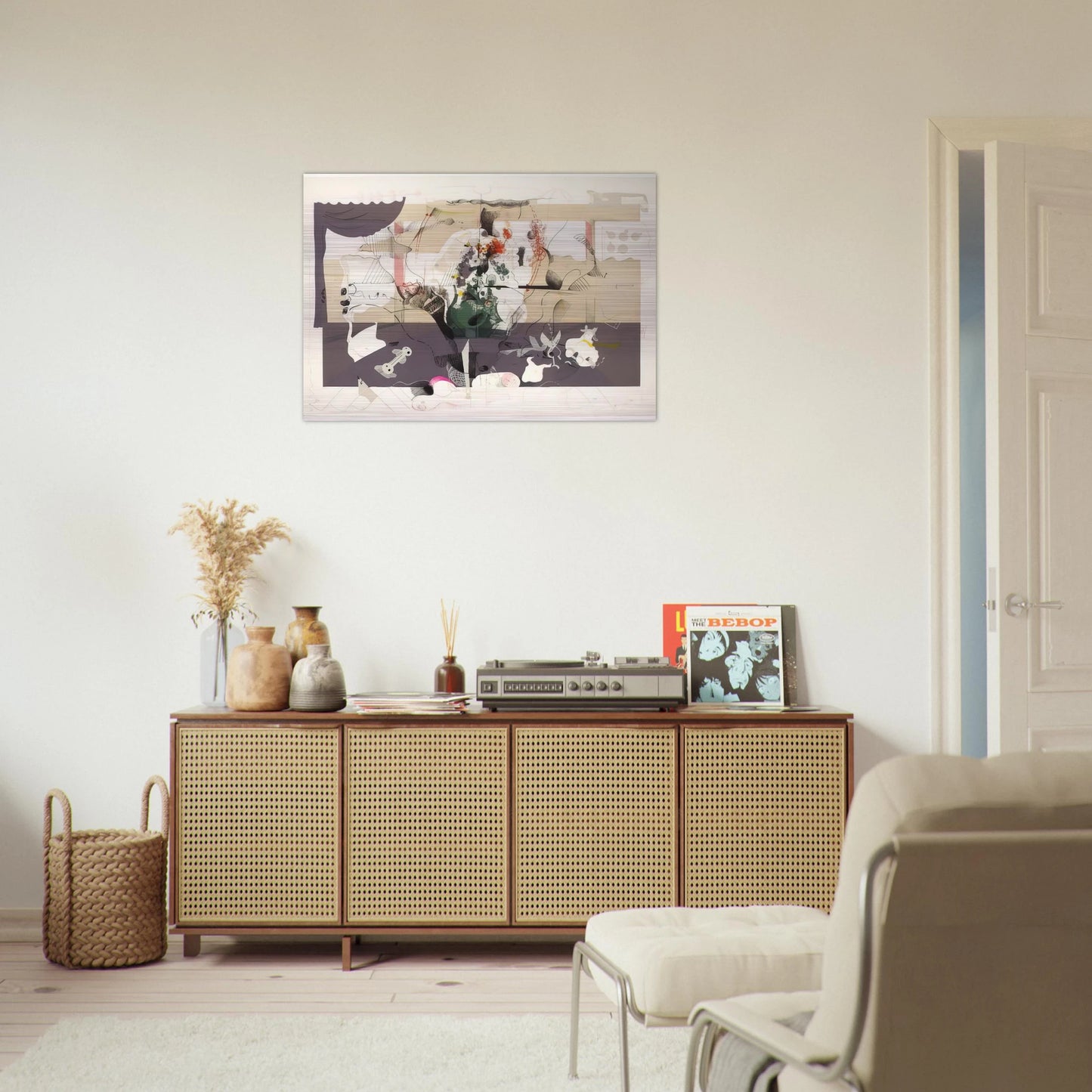 Seminar in collaboration with Richard Hamilton - 1971 - Dieter Roth Brushed Aluminum Print - 70x100 cm / 28x40 inches | Dieter Roth Aluminum Print | Dieter Roth Prints