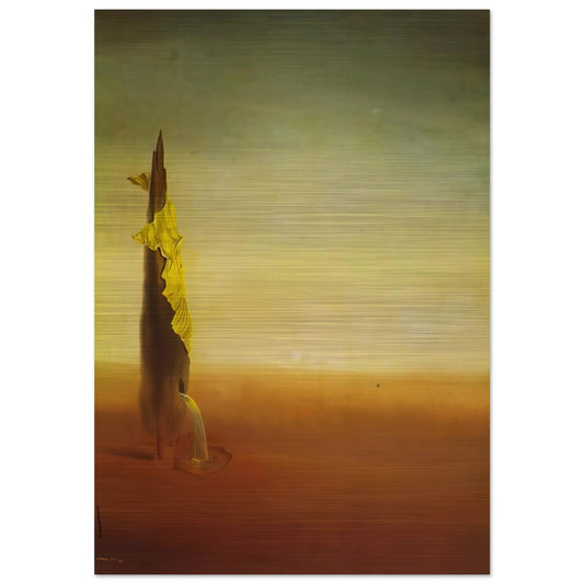 THE BIRTH OF LIQUID FEARS - Salvador Dali Brushed Aluminum Print - 70x100 cm / 28x40 inches | Salvador Dali Aluminum Print | Salvador Dali Prints