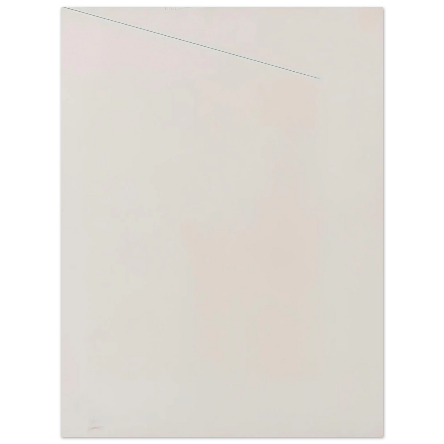 Robert Ryman - Blue Line - Minimalism  75x100 cm / 30x40inches Fine Art Poster