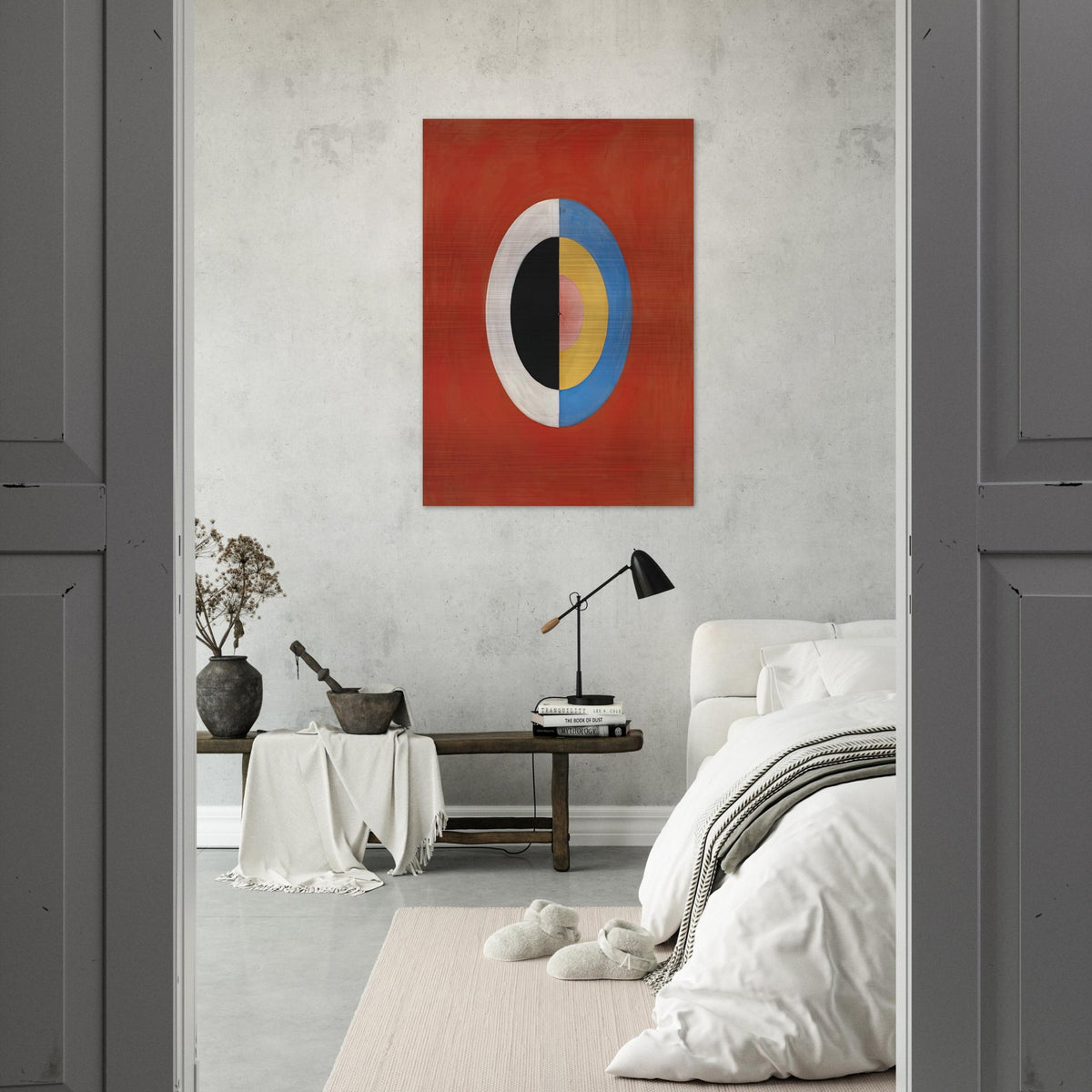 THE SWAN NO 17 1915 0 - Hilma af Klint Brushed Aluminum Print - 70x100 cm / 28x40 inches | Hilma af Klint Aluminum Print | Hilma af Klint Prints