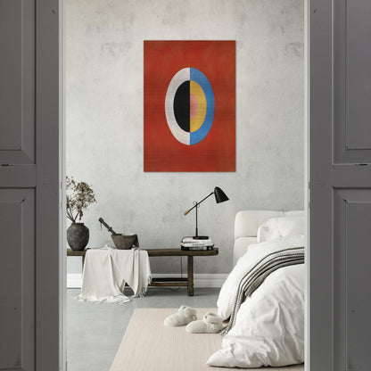 THE SWAN NO 17 1915 0 - Hilma af Klint Brushed Aluminum Print - 70x100 cm / 28x40 inches | Hilma af Klint Aluminum Print | Hilma af Klint Prints