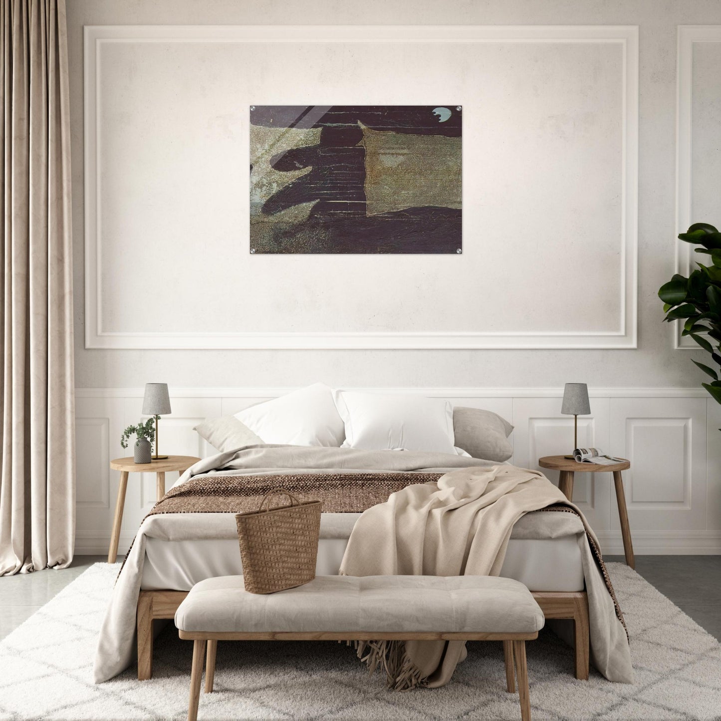 MOONLIGHT - Salvador Dali Acrylic Print - 70x100 cm / 28x40″ inches | Salvador Dali Wall Art | Salvador Dali Prints