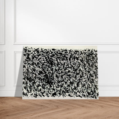 Composition - Tachisme - Henri Michaux Brushed Aluminum Print - 70x100 cm / 28x40 inches | Henri Michaux Aluminum Print | Henri Michaux Prints
