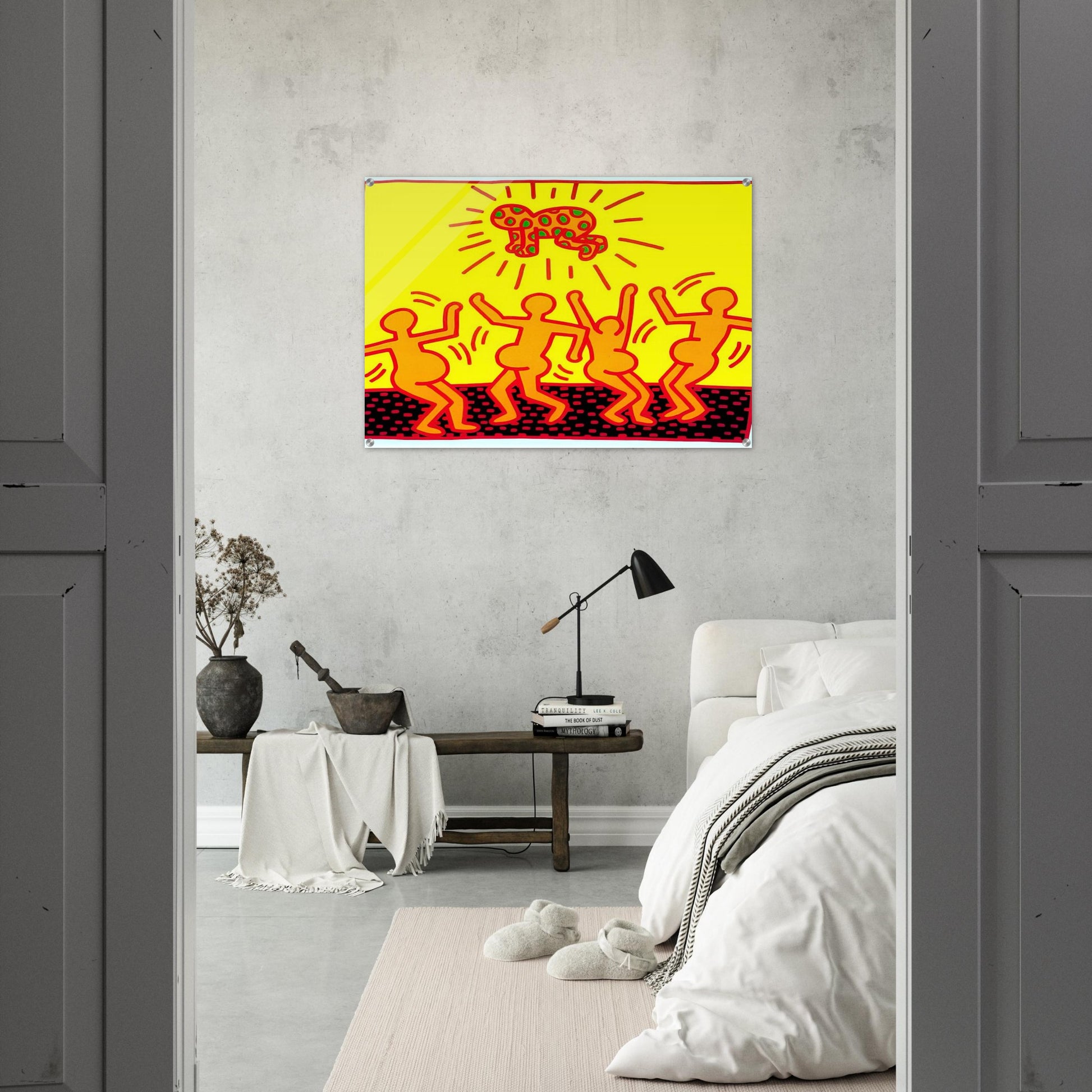 UNTITLED 1983 1 - Keith Haring Acrylic Print - 70x100 cm / 28x40″ inches