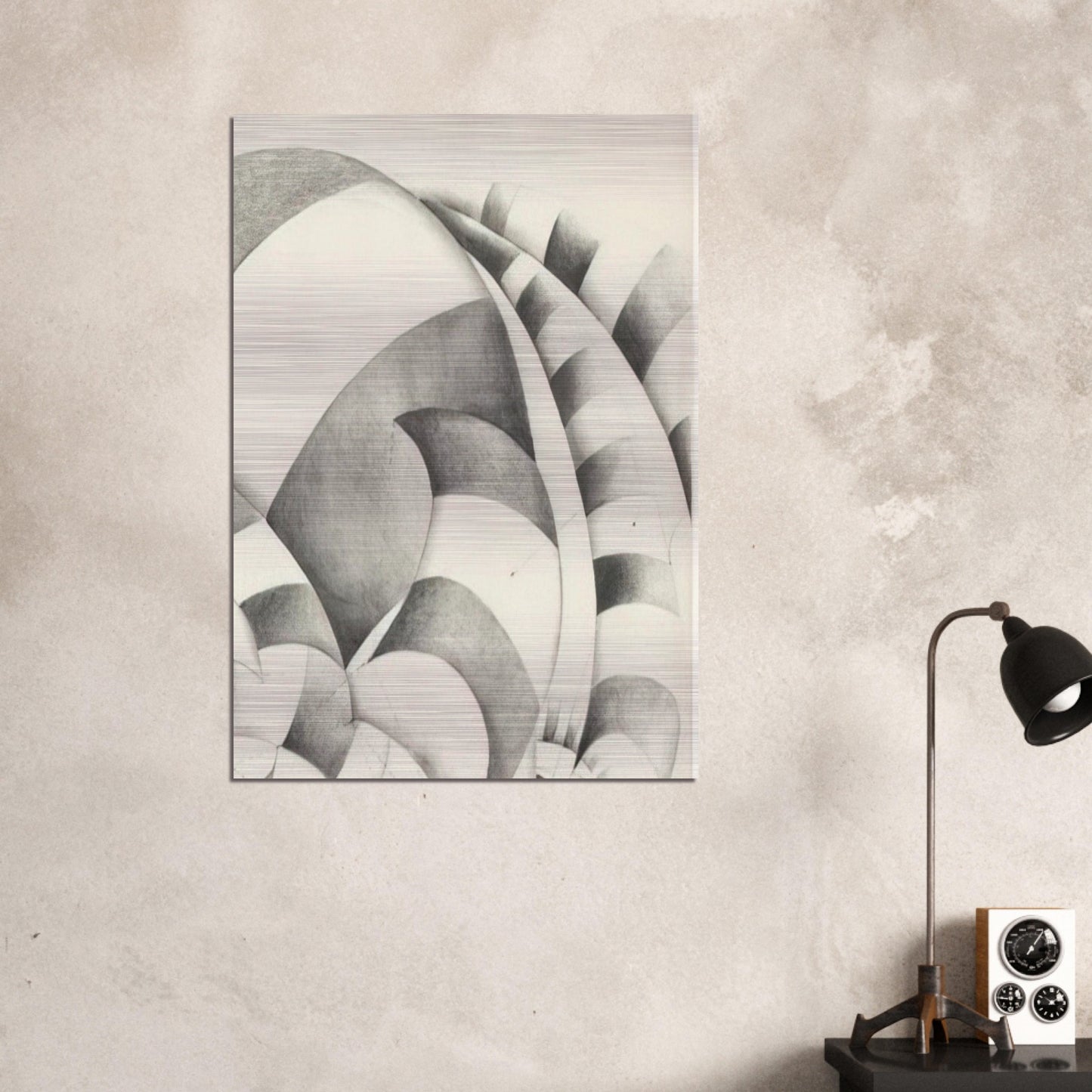 UNTITLED 1967 - Lee Bontecou Brushed Aluminum Print - 70x100 cm / 28x40 inches | Lee Bontecou Aluminum Print | Lee Bontecou Prints