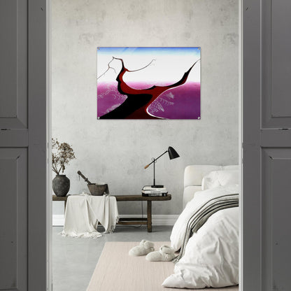 Desert Tree - Eyvind Earle Acrylic Print - 70x100 cm / 28x40″ inches