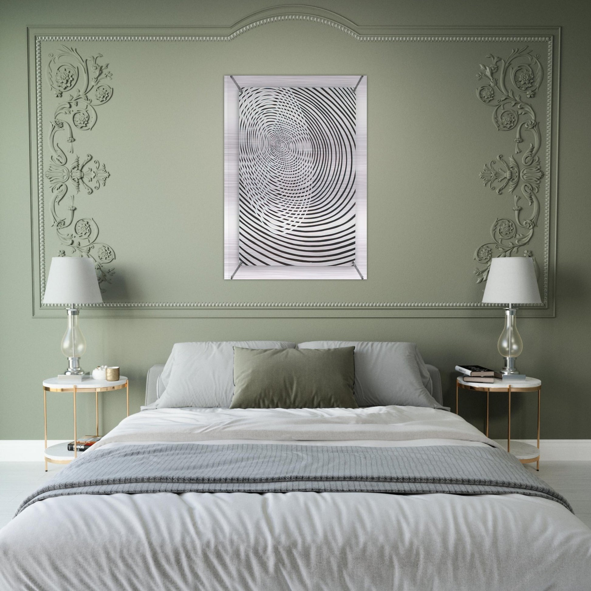 SPIRALES 1967 - Jesus Rafael Soto Brushed Aluminum Print - 70x100 cm / 28x40 inches | Jesus Rafael Soto Aluminum Print | Jesus Rafael Soto Prints