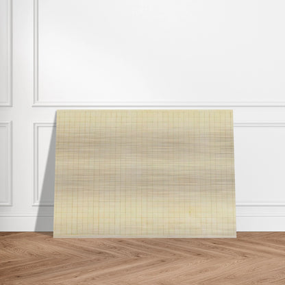 The Harvest - Agnes Martin Brushed Aluminum Print - 70x100 cm / 28x40 inches | Agnes Martin Aluminum Print | Agnes Martin Prints