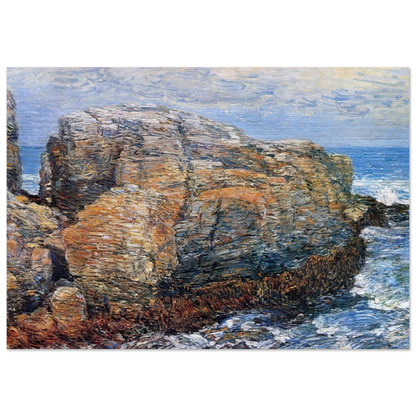 Sylph's Rock - Childe Hassam Brushed Aluminum Print - 70x100 cm / 28x40 inches | Childe Hassam Aluminum Print | Childe Hassam Prints