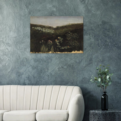 Sunflowers. Crimea - Arkhyp Kuindzhi Brushed Aluminum Print - 70x100 cm / 28x40 inches | Arkhyp Kuindzhi Aluminum Print | Arkhyp Kuindzhi Prints