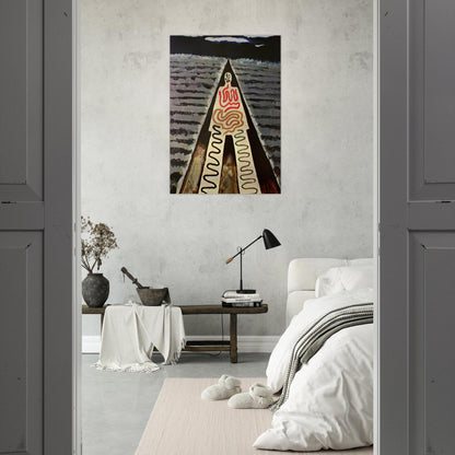 A NIGHT AT SAINT JEAN - Man Ray Brushed Aluminum Print - 70x100 cm / 28x40 inches | Man Ray Aluminum Print | Man Ray Prints