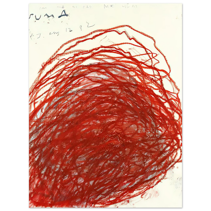 Cy Twombly - Suma  75x100 cm / 30x40inches Fine Art Poster