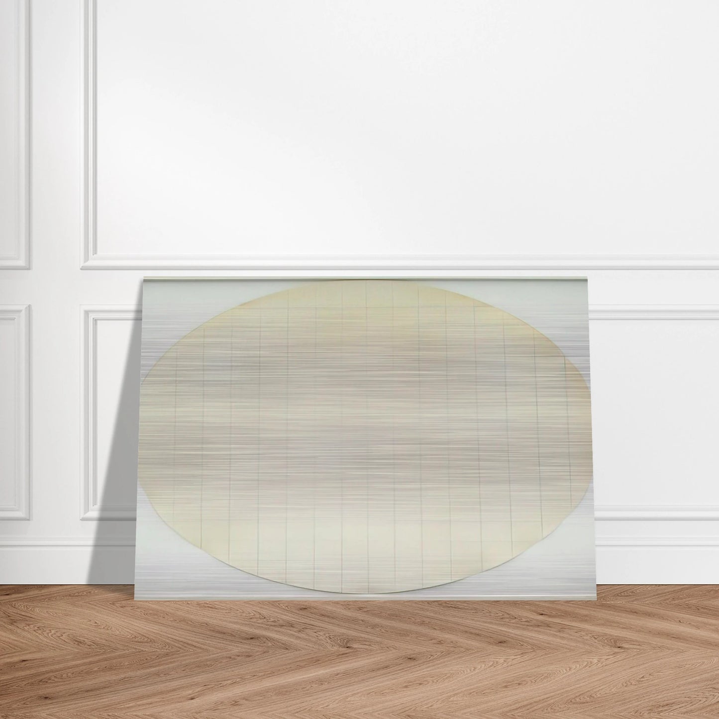 Eagle Turquoise 7H#4 - 1966 - Robert Ryman Brushed Aluminum Print - 70x100 cm / 28x40 inches | Robert Ryman Aluminum Print | Robert Ryman Prints