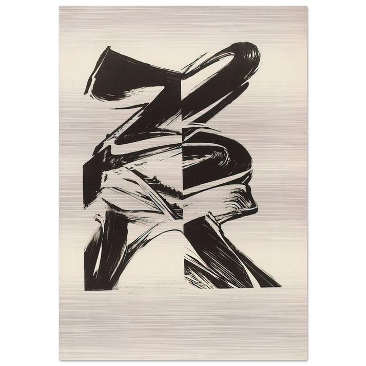 Untitled From a Laugh without Mouth - Karl Otto Gotz Brushed Aluminum Print - 70x100 cm / 28x40 inches | Karl Otto Gotz Aluminum Print | Karl Otto Gotz Prints