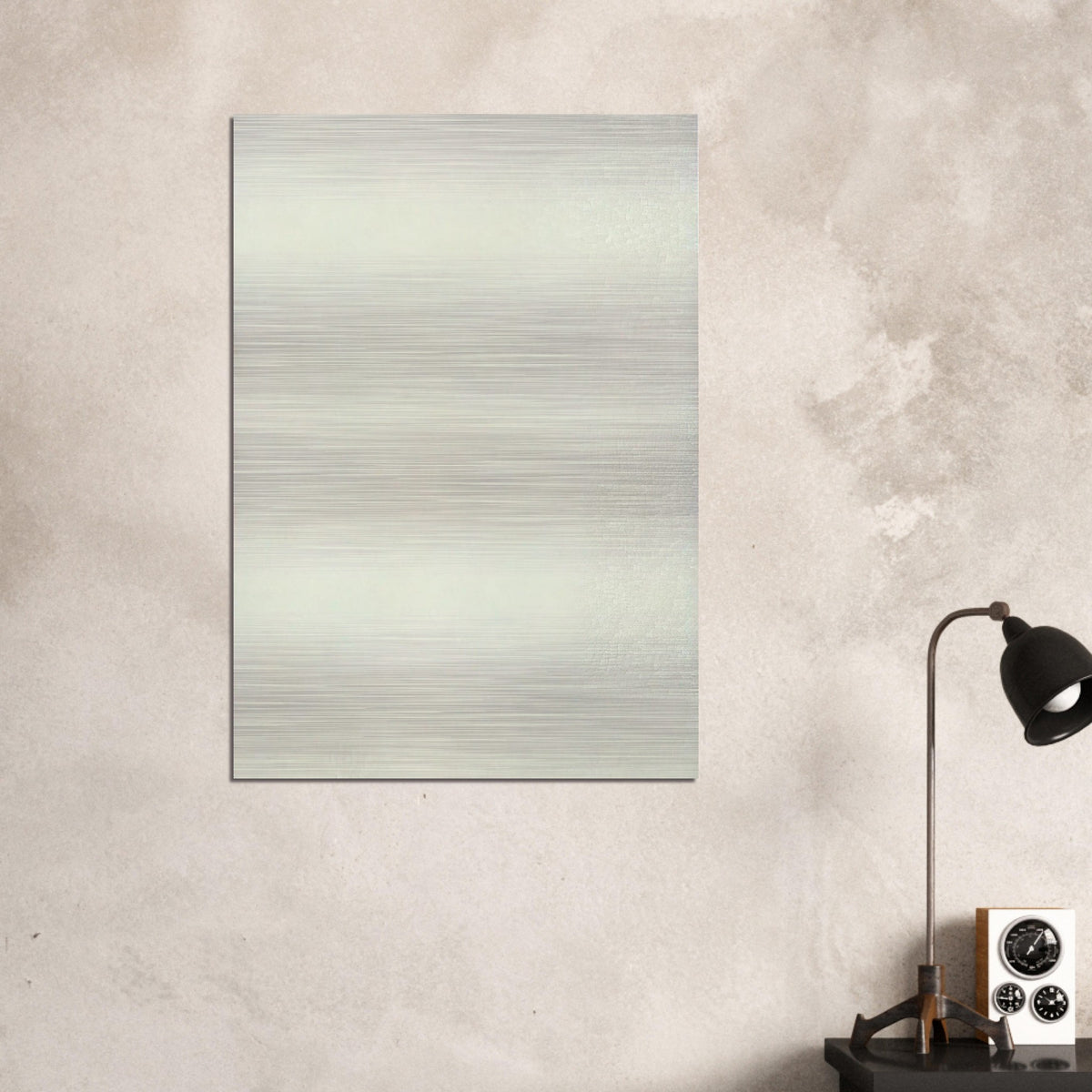19651 - ∞, Detail 868149-893746 - 1971 - Roman Opalka Brushed Aluminum Print - 70x100 cm / 28x40 inches | Roman Opalka Aluminum Print | Roman Opalka Prints