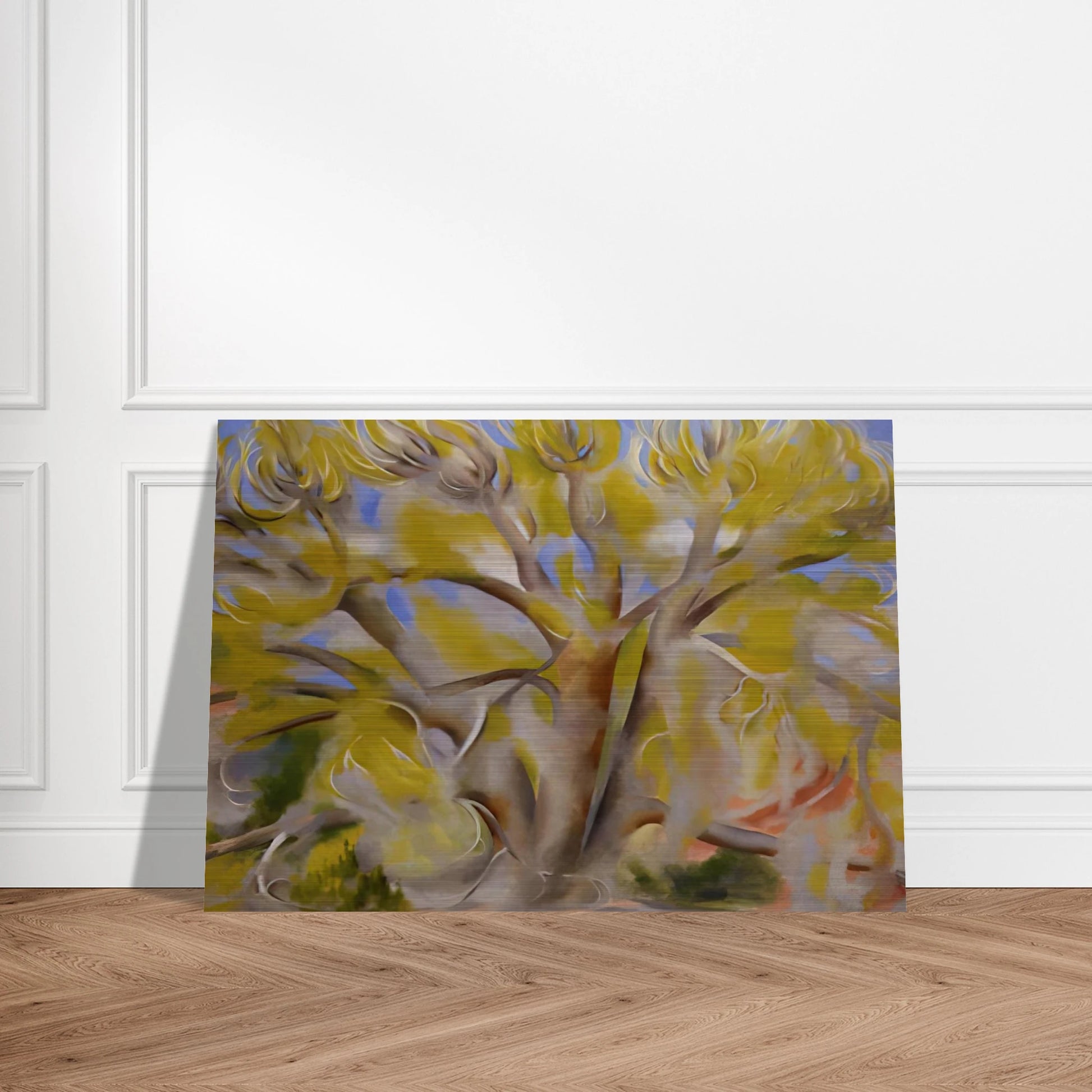Spring Tree No. 1 - Georgia O'Keeffe Brushed Aluminum Print - 70x100 cm / 28x40 inches | Georgia O'Keeffe Aluminum Print | Georgia O'Keeffe Prints