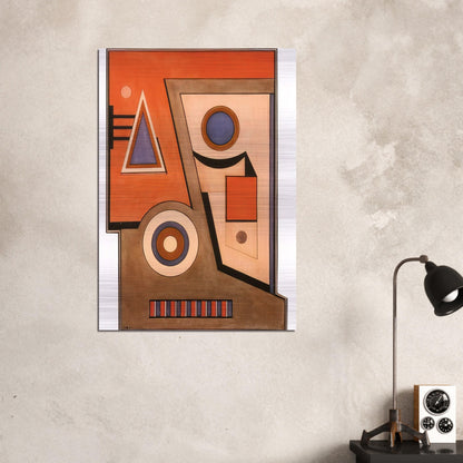 Almagro - Concretism - Carmelo Arden Quin Brushed Aluminum Print - 70x100 cm / 28x40 inches | Carmelo Arden Quin Aluminum Print | Carmelo Arden Quin Prints