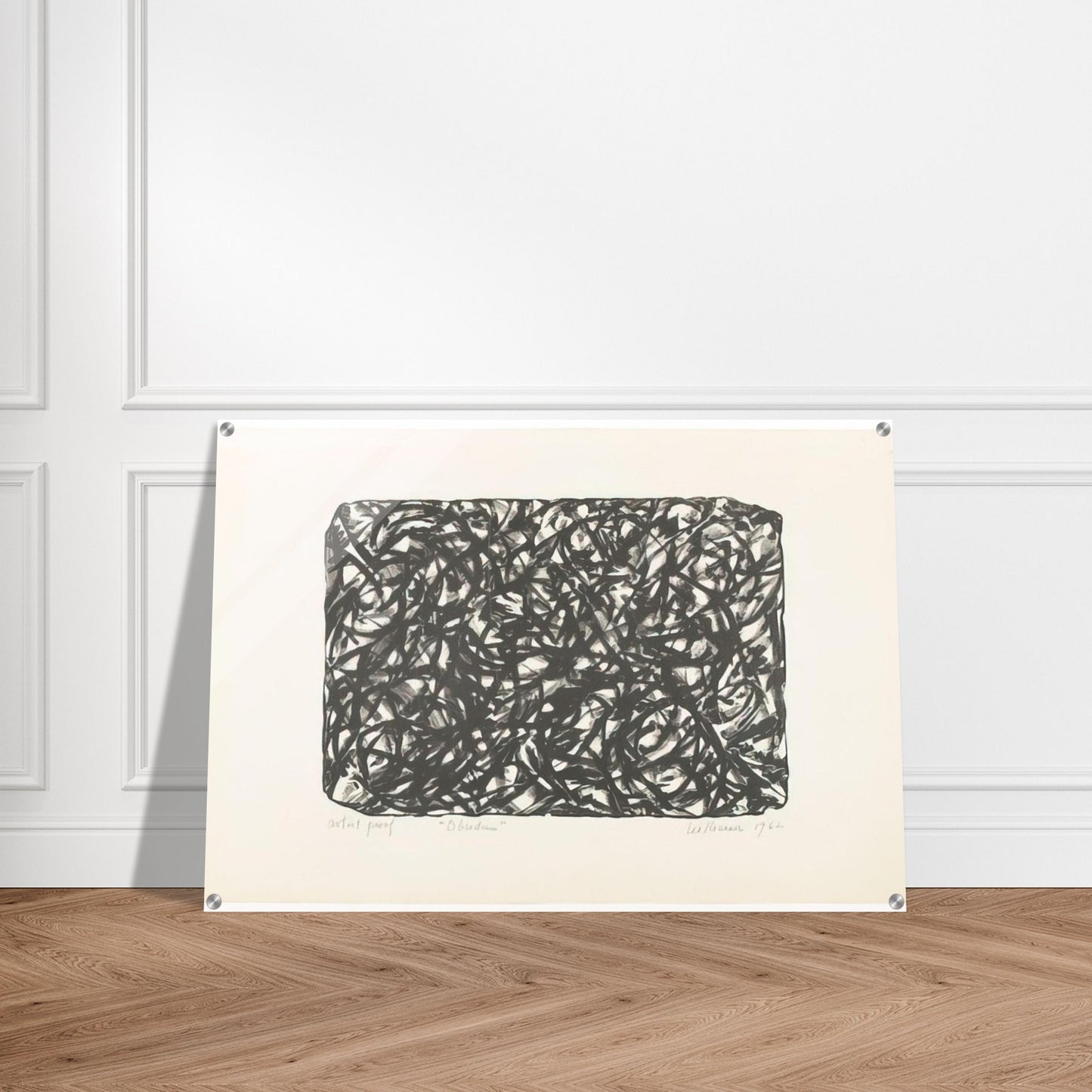 Obsidian - Lee Krasner Acrylic Print - 70x100 cm / 28x40″ inches | Lee Krasner Wall Art | Lee Krasner Prints