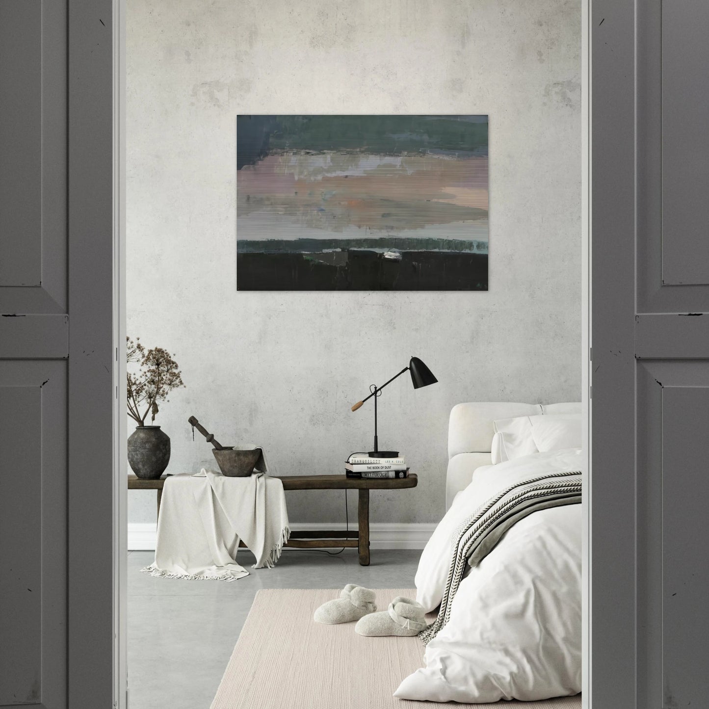 Gentilly - 1952 - Nicolas de Stael Brushed Aluminum Print - 70x100 cm / 28x40 inches | Nicolas de Stael Aluminum Print | Nicolas de Stael Prints
