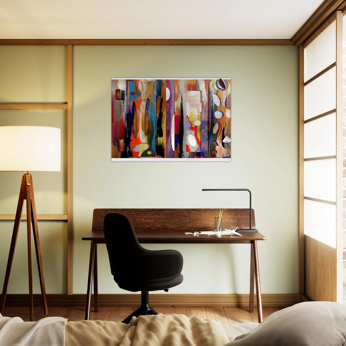 Tapestry - Sam Gilliam Brushed Aluminum Print - 70x100 cm / 28x40 inches | Sam Gilliam Aluminum Print | Sam Gilliam Prints