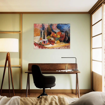 STILL LIFE WITH FRUIT 1896 - Henri Matisse Brushed Aluminum Print - 70x100 cm / 28x40 inches | Henri Matisse Aluminum Print | Henri Matisse Prints