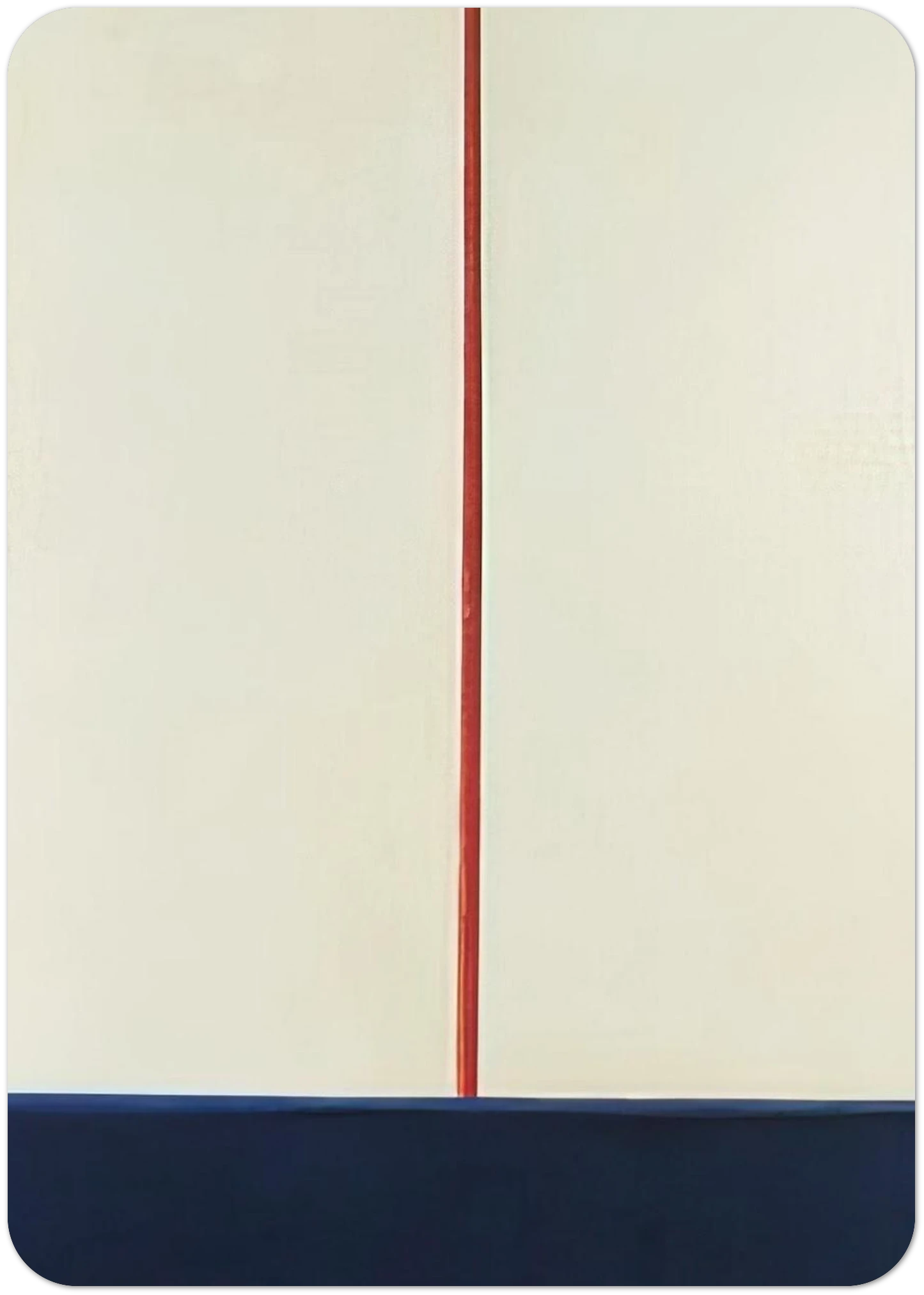 KOMPOSITION BLAU ROT AUF WEISS 1965 By BLINKY PALERMO Pack of 10 Post Cards | BLINKY PALERMO Post Cards | A6 (10.5 x 14.8 cm) - 4.1 x 5.8 inches