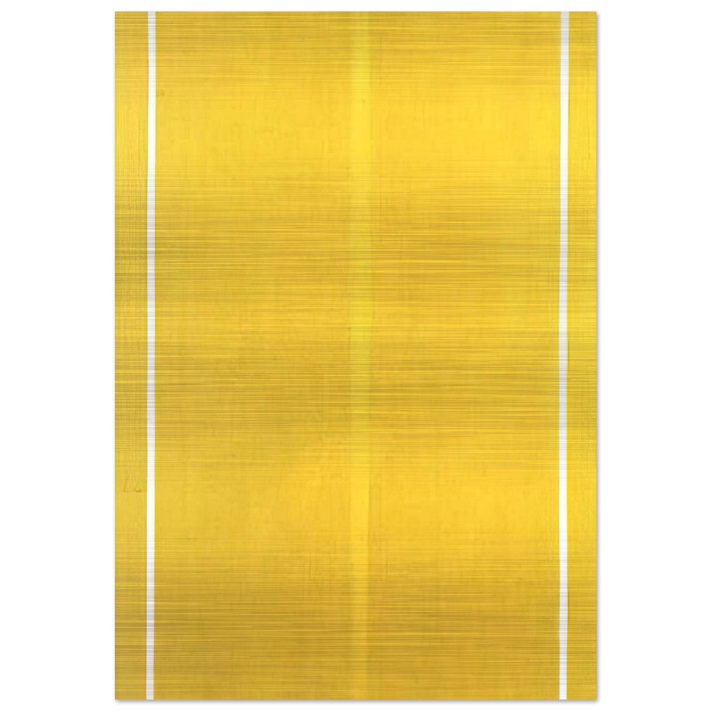 Yellow Painting - Barnett Newman Brushed Aluminum Print - 70x100 cm / 28x40 inches | Barnett Newman Aluminum Print | Barnett Newman Prints