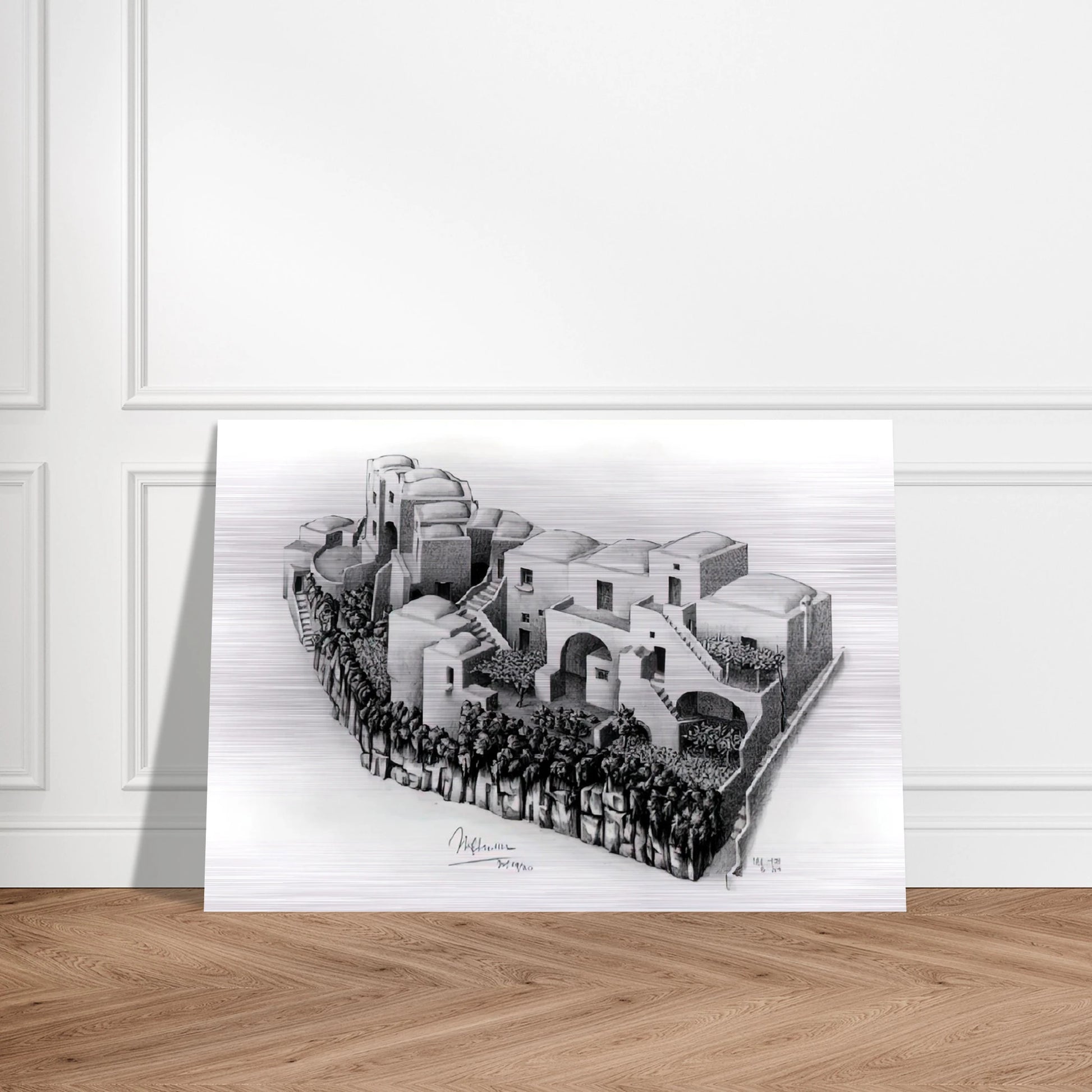 ESCHER (24) - MC Escher Brushed Aluminum Print - 70x100 cm / 28x40 inches | MC Escher Aluminum Print | MC Escher Prints