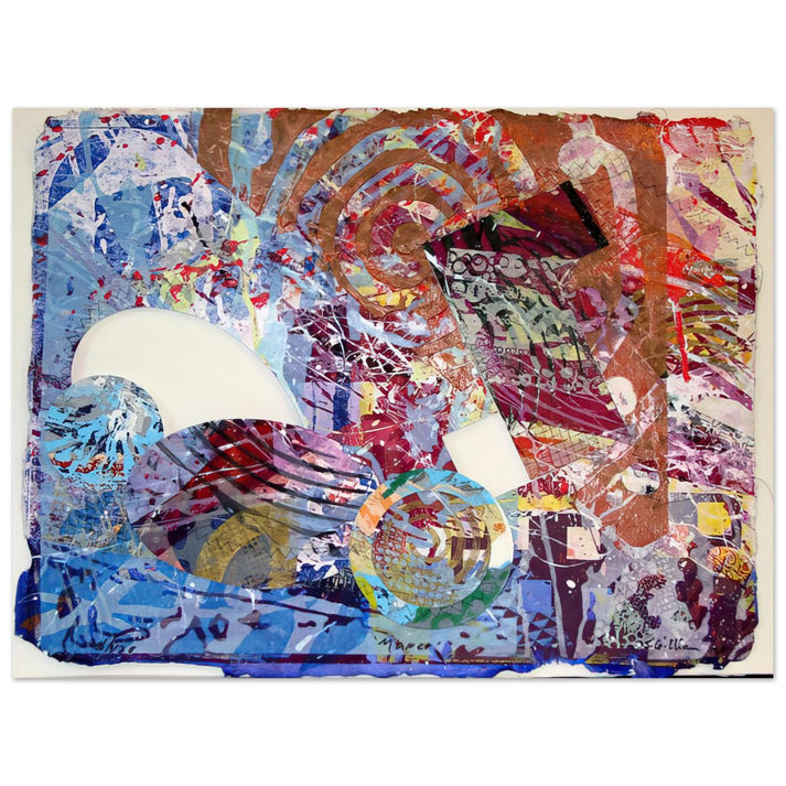Sam Gilliam - Manet II  75x100 cm / 30x40inches Fine Art Poster