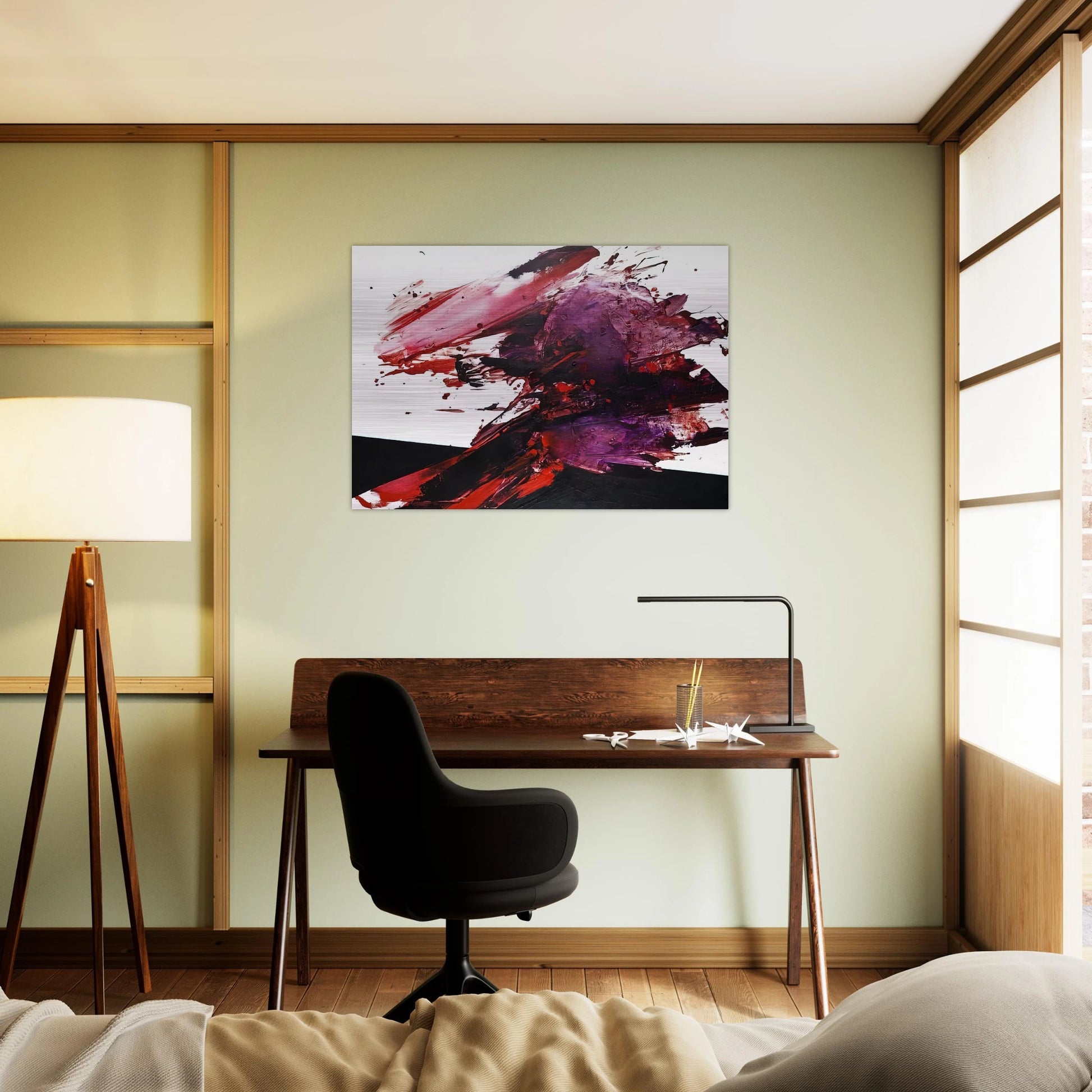 UNTITLED 2447 2009 - Luis Feito Brushed Aluminum Print - 70x100 cm / 28x40 inches | Luis Feito Aluminum Print | Luis Feito Prints