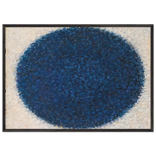 Moon Meditation - 1960 - Richard Pousette-Dart 70x100 cm / 28x40 inches Framed Art Print – Black Wooden Frame
