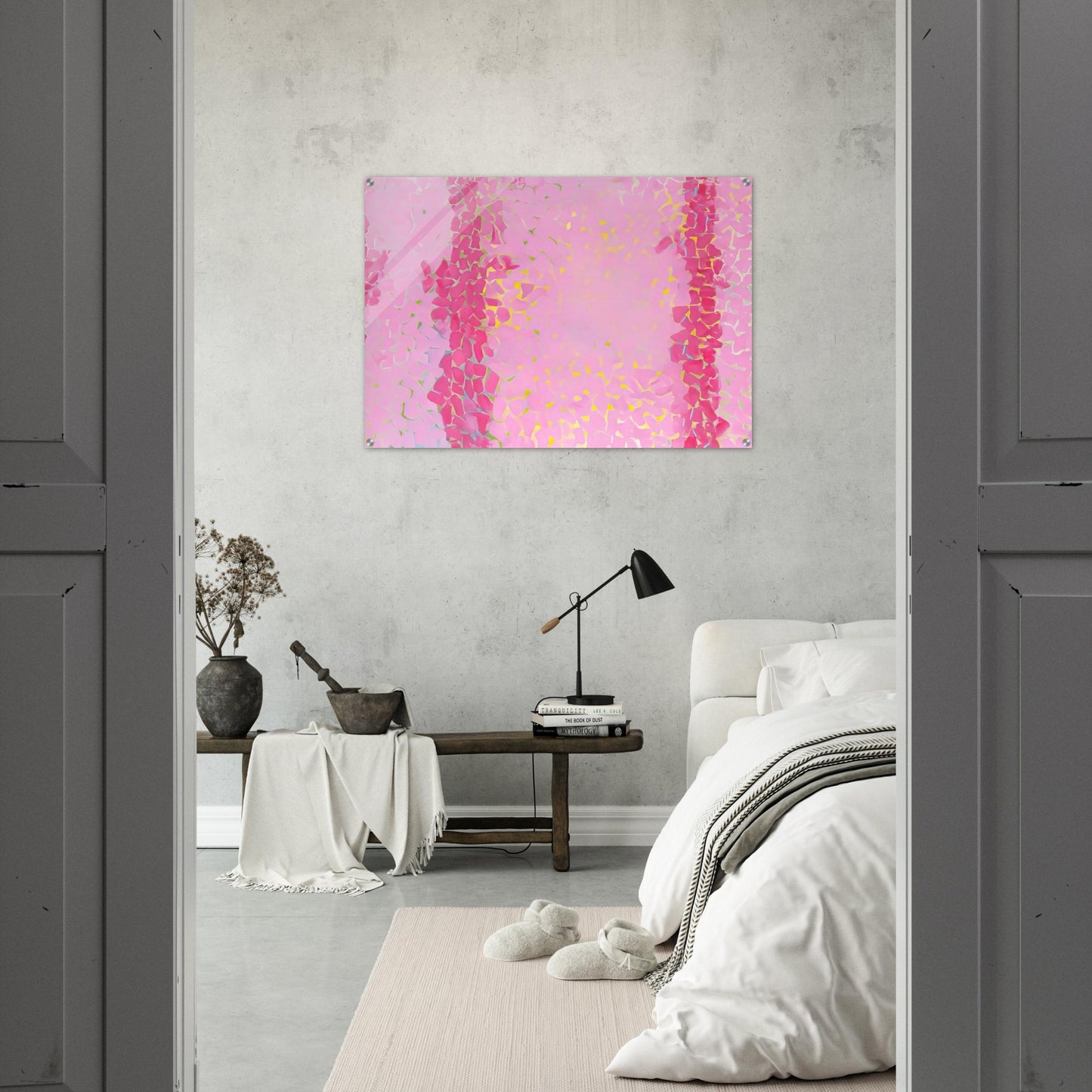 WIND AND CREPE MYRTLE CONCERTO 1973 - Alma Woodsey Thomas Acrylic Print - 70x100 cm / 28x40″ inches | Alma Woodsey Thomas Wall Art | Alma Woodsey Thomas Prints