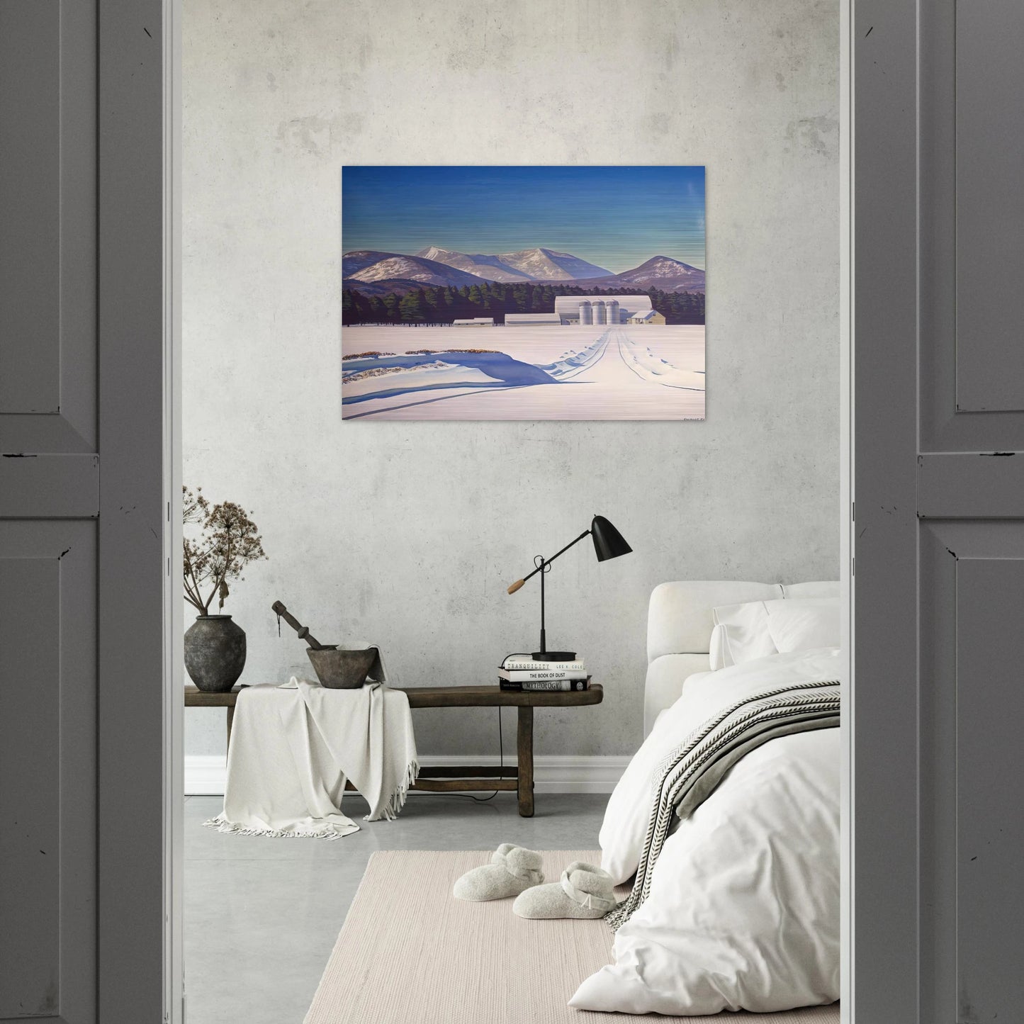 Road to Asgaard   Adirondack - Rockwell Kent Brushed Aluminum Print - 70x100 cm / 28x40 inches | Rockwell Kent Aluminum Print | Rockwell Kent Prints