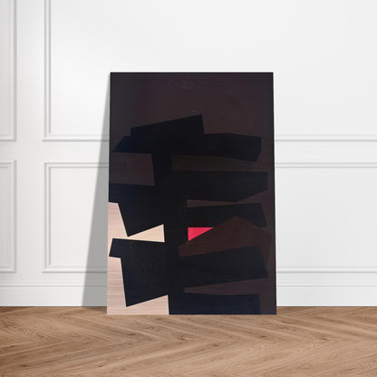 BB #8 - 1962 - Karl Benjamin Brushed Aluminum Print - 70x100 cm / 28x40 inches | Karl Benjamin Aluminum Print | Karl Benjamin Prints