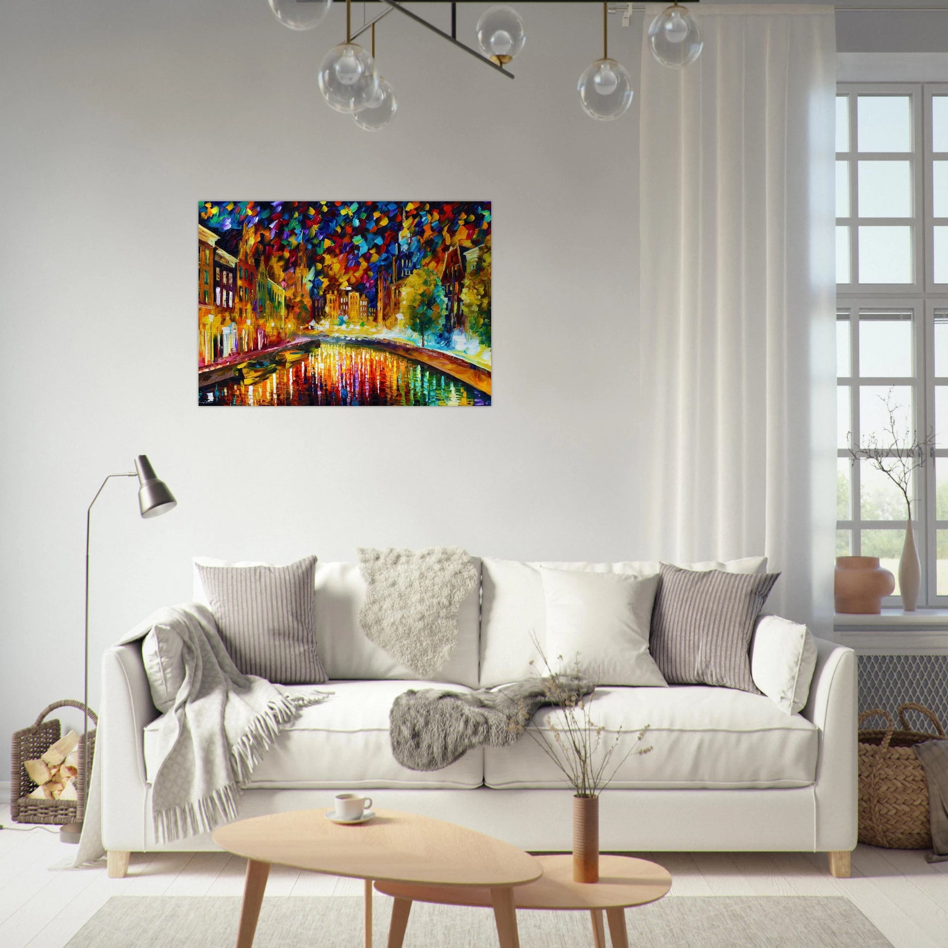 Leonid Afremov - Leonid Afremov Brushed Aluminum Print - 70x100 cm / 28x40 inches | Leonid Afremov Aluminum Print | Leonid Afremov Prints