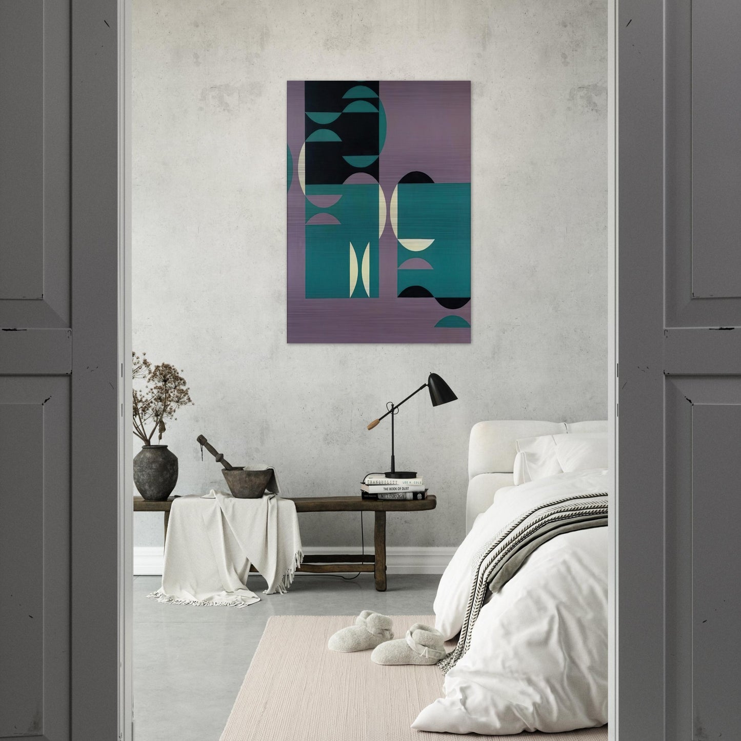 4 temas circulares - 1953 - Tomas Maldonado Brushed Aluminum Print - 70x100 cm / 28x40 inches | Tomas Maldonado Aluminum Print | Tomas Maldonado Prints