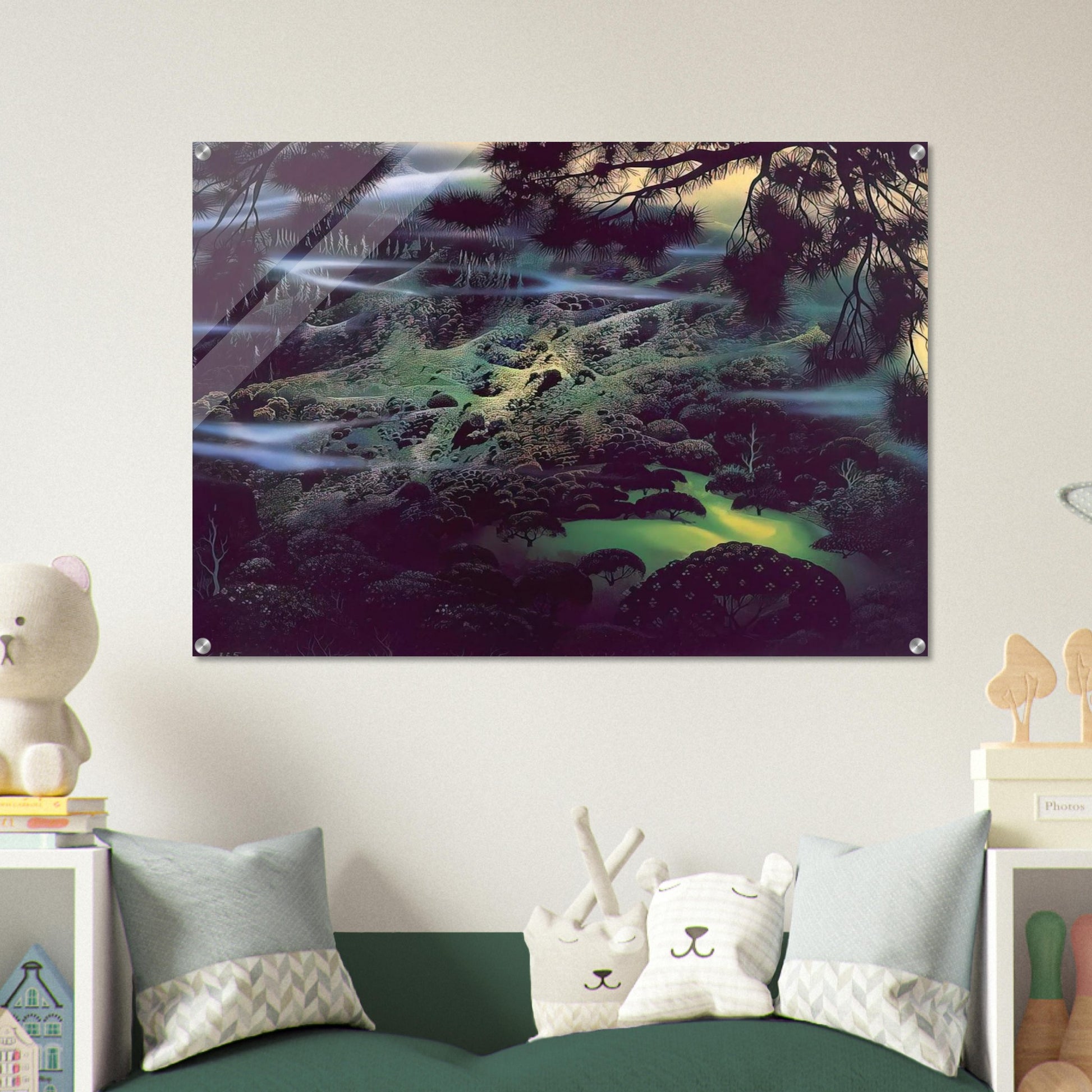 Symphonic Fantasy - Eyvind Earle Acrylic Print - 70x100 cm / 28x40″ inches