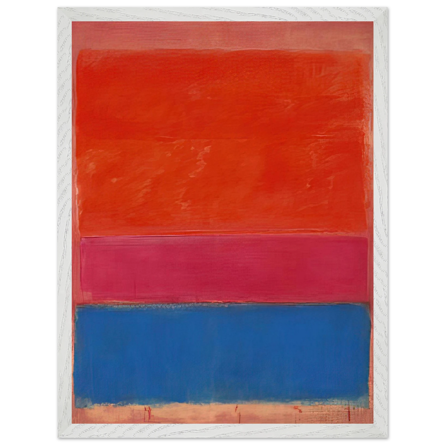 Mark Rothko - No. 1 Royal Red and Blue - 1954 Wall Art - 60x80 cm / 24x32 inches - Fine Art Poster-canvas - -