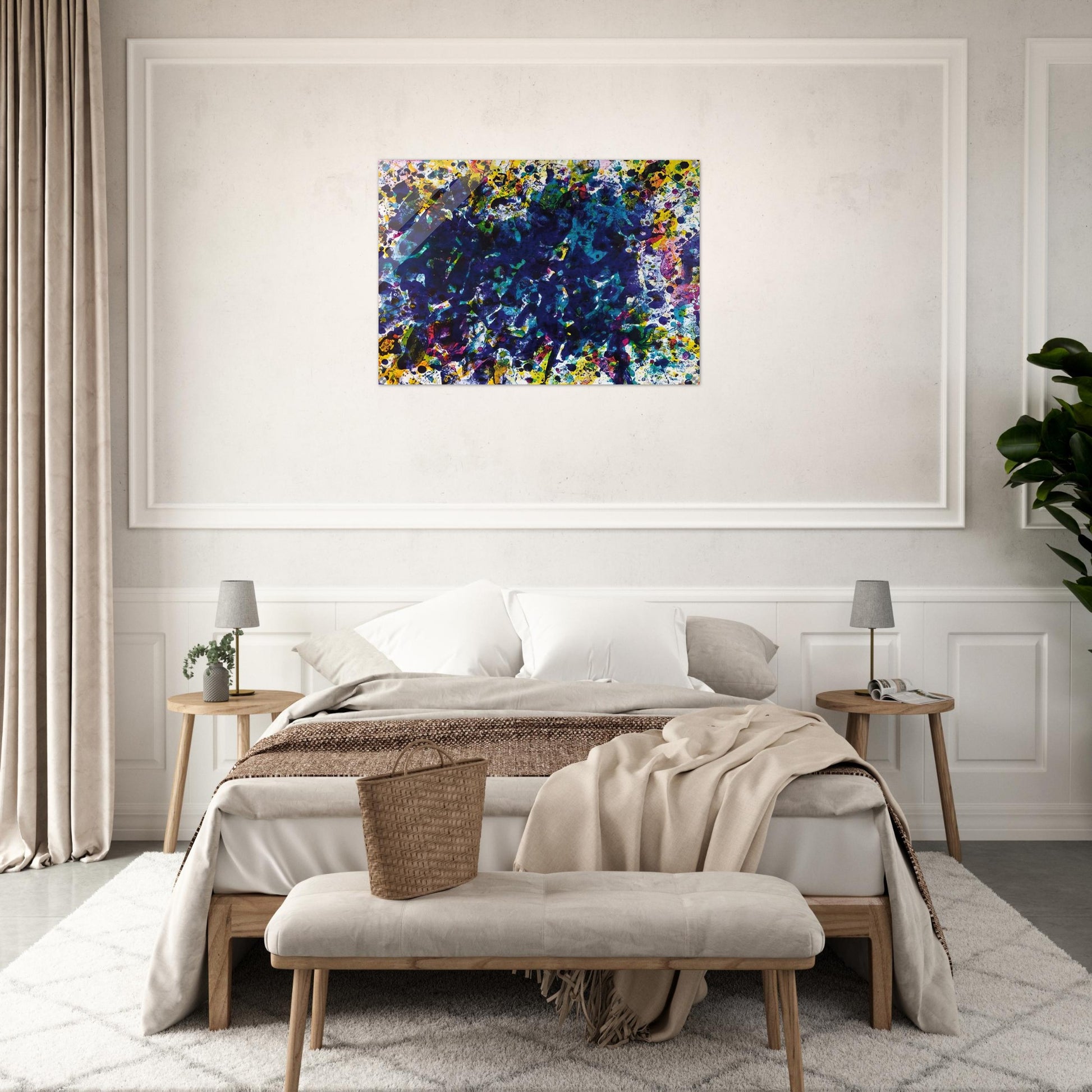 Coral Marine - Sam Francis Acrylic Print - 70x100 cm / 28x40″ inches