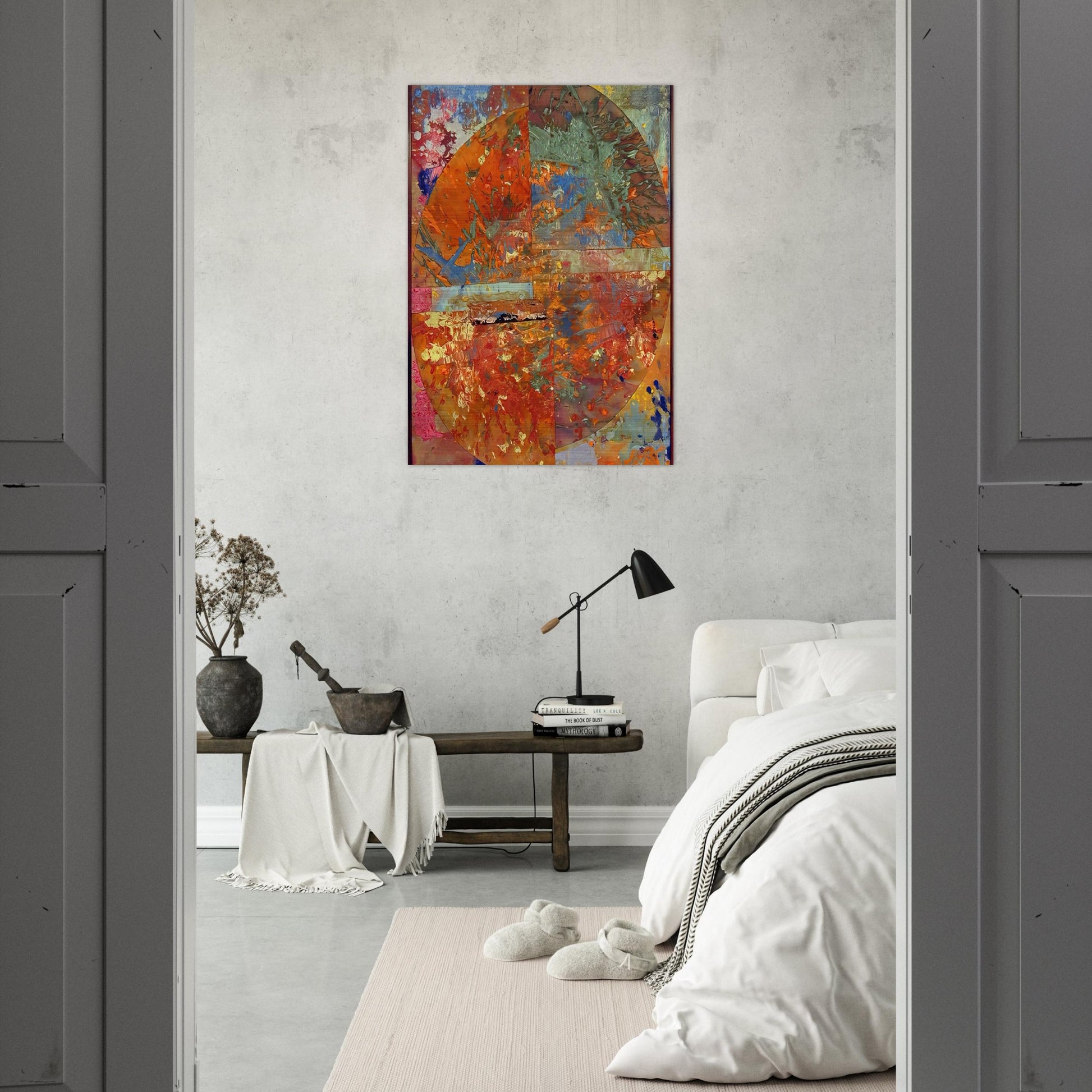 Baptistry - Sam Gilliam Brushed Aluminum Print - 70x100 cm / 28x40 inches | Sam Gilliam Aluminum Print | Sam Gilliam Prints