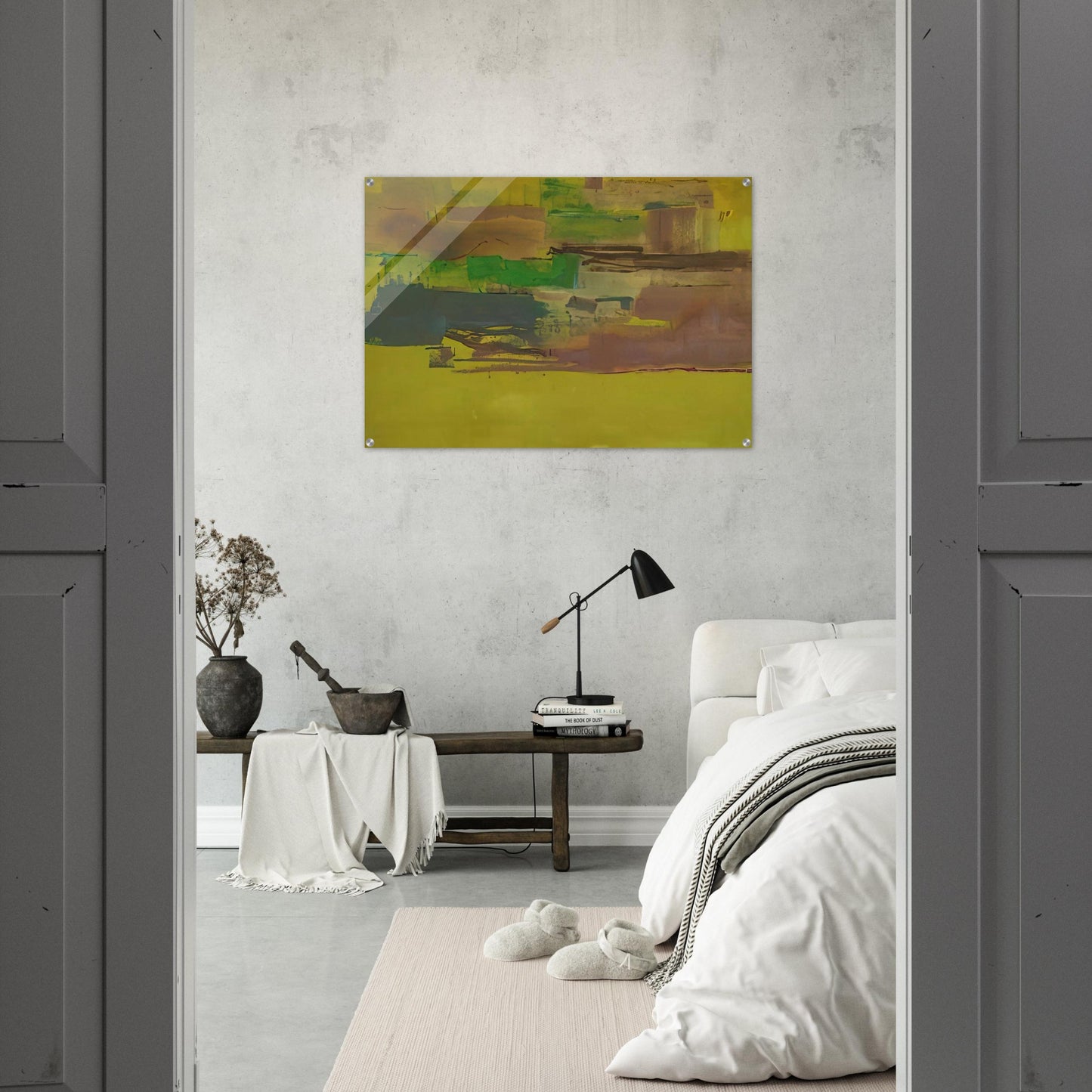 August Deep - 1978 - Helen Frankenthaler Acrylic Print - 70x100 cm / 28x40″ inches