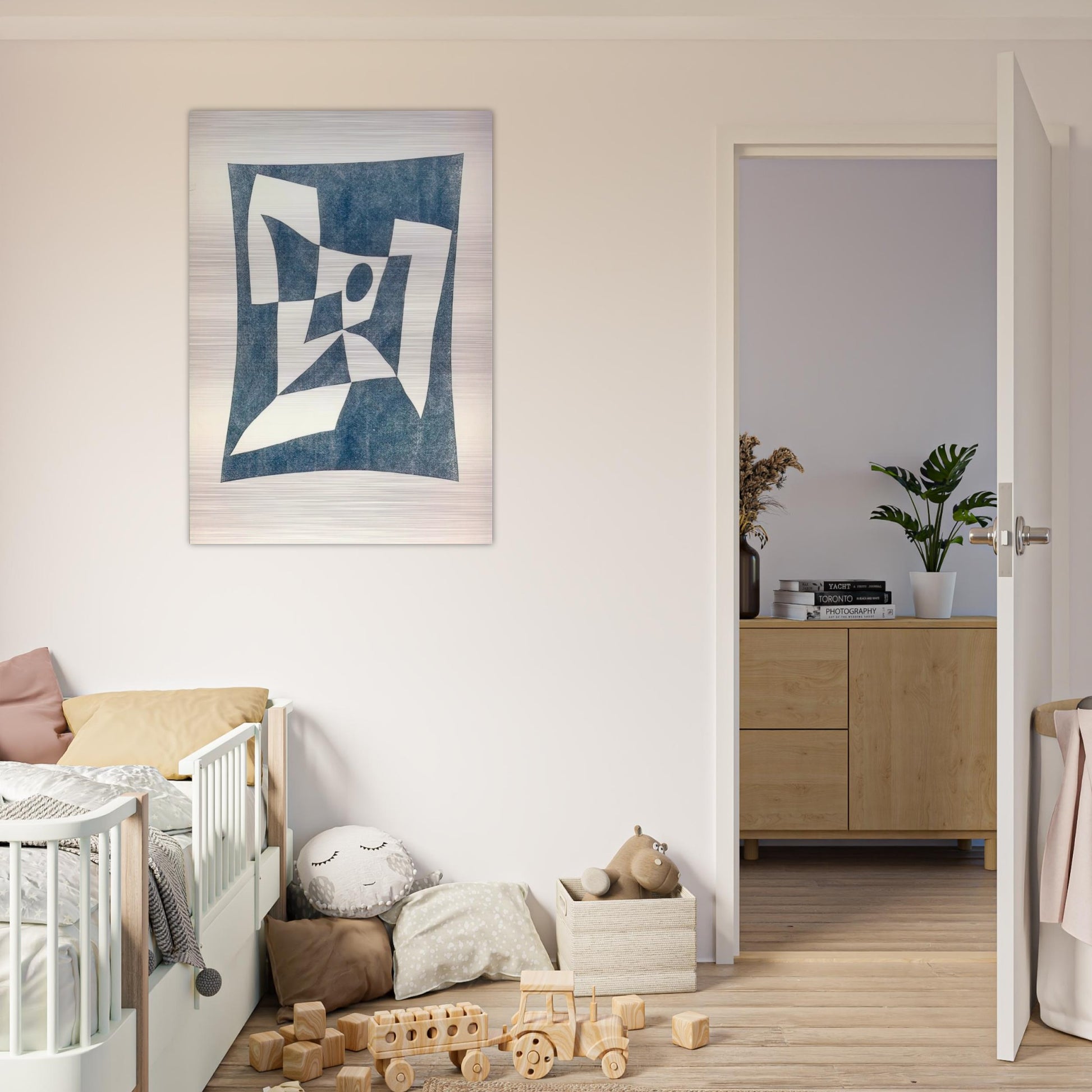 Abstract Composition, Knossos - Jean Arp Brushed Aluminum Print - 70x100 cm / 28x40 inches | Jean Arp Aluminum Print | Jean Arp Prints