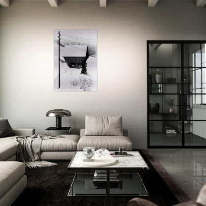 SNOW - MC Escher Brushed Aluminum Print - 70x100 cm / 28x40 inches | MC Escher Aluminum Print | MC Escher Prints